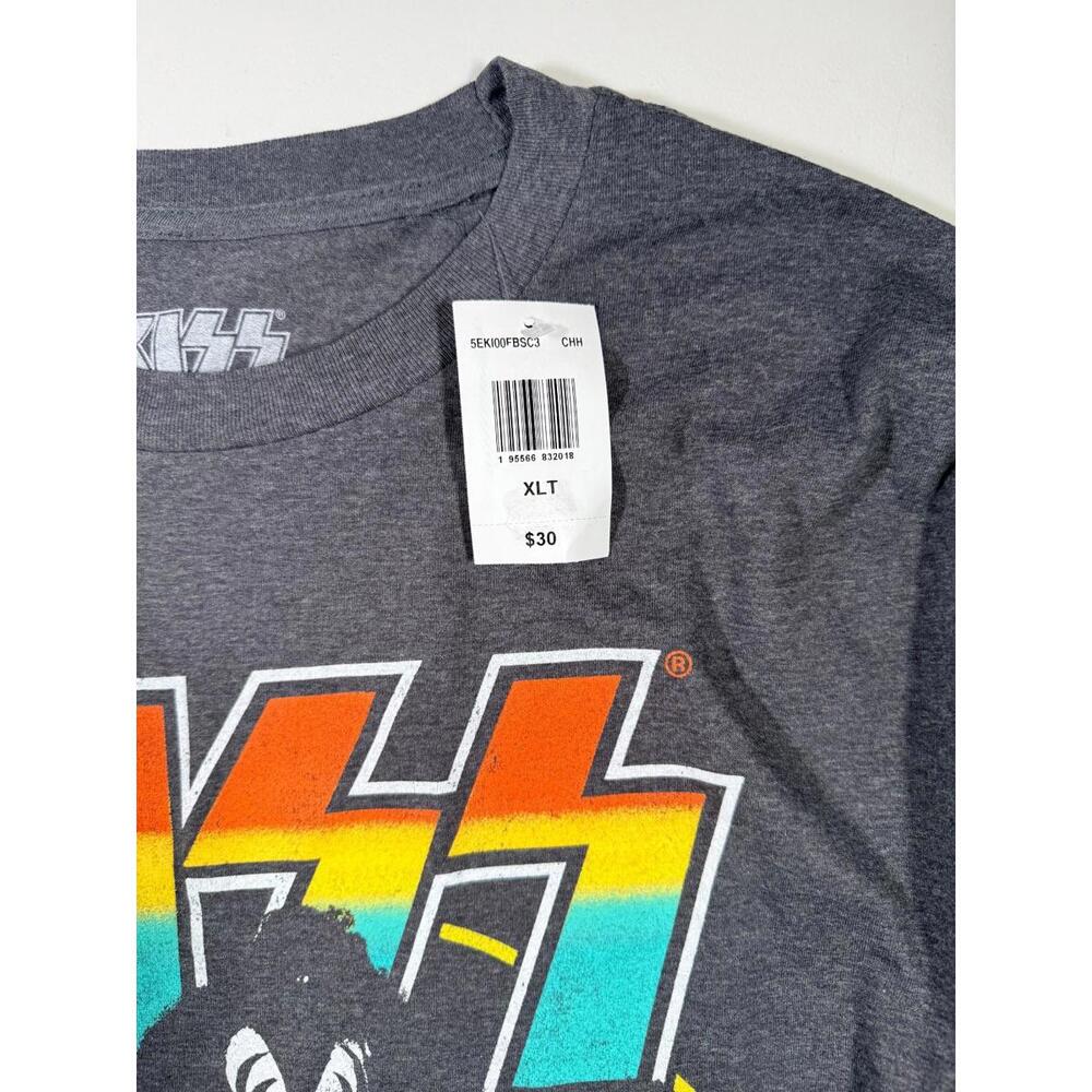 NWT KISS Band T-Shirt "Rock and Roll All Nite" Graphic Size 1XLT - Picture 3 of 5